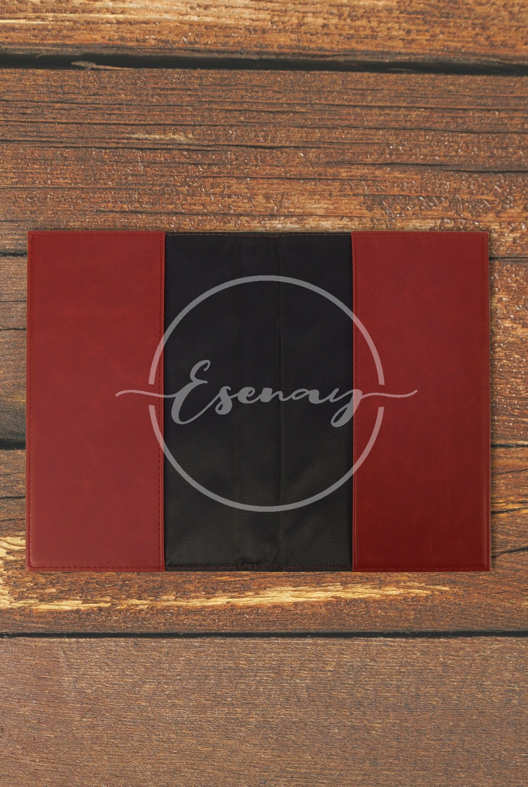 MakerFlo Laserette Notebook Journal Images Set | 3 Styled Image Mockups | Red