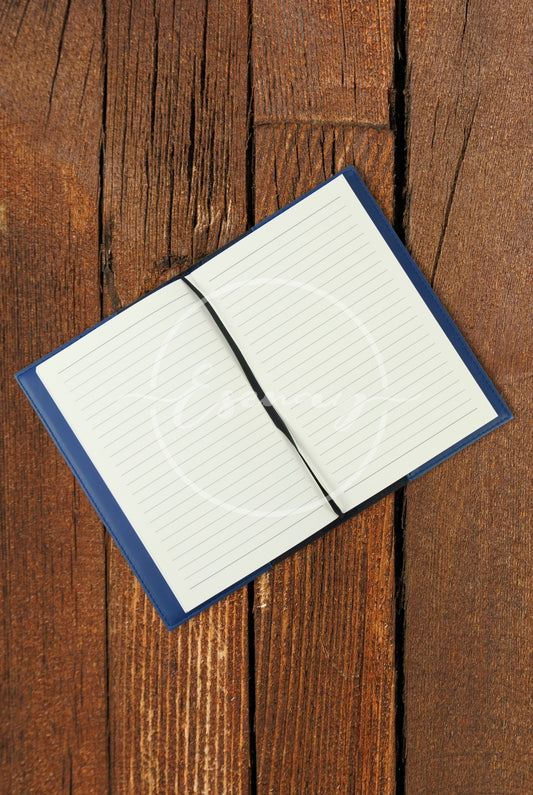MakerFlo Laserette Notebook Journal Images Set | 3 Styled Image Mockups | Navy