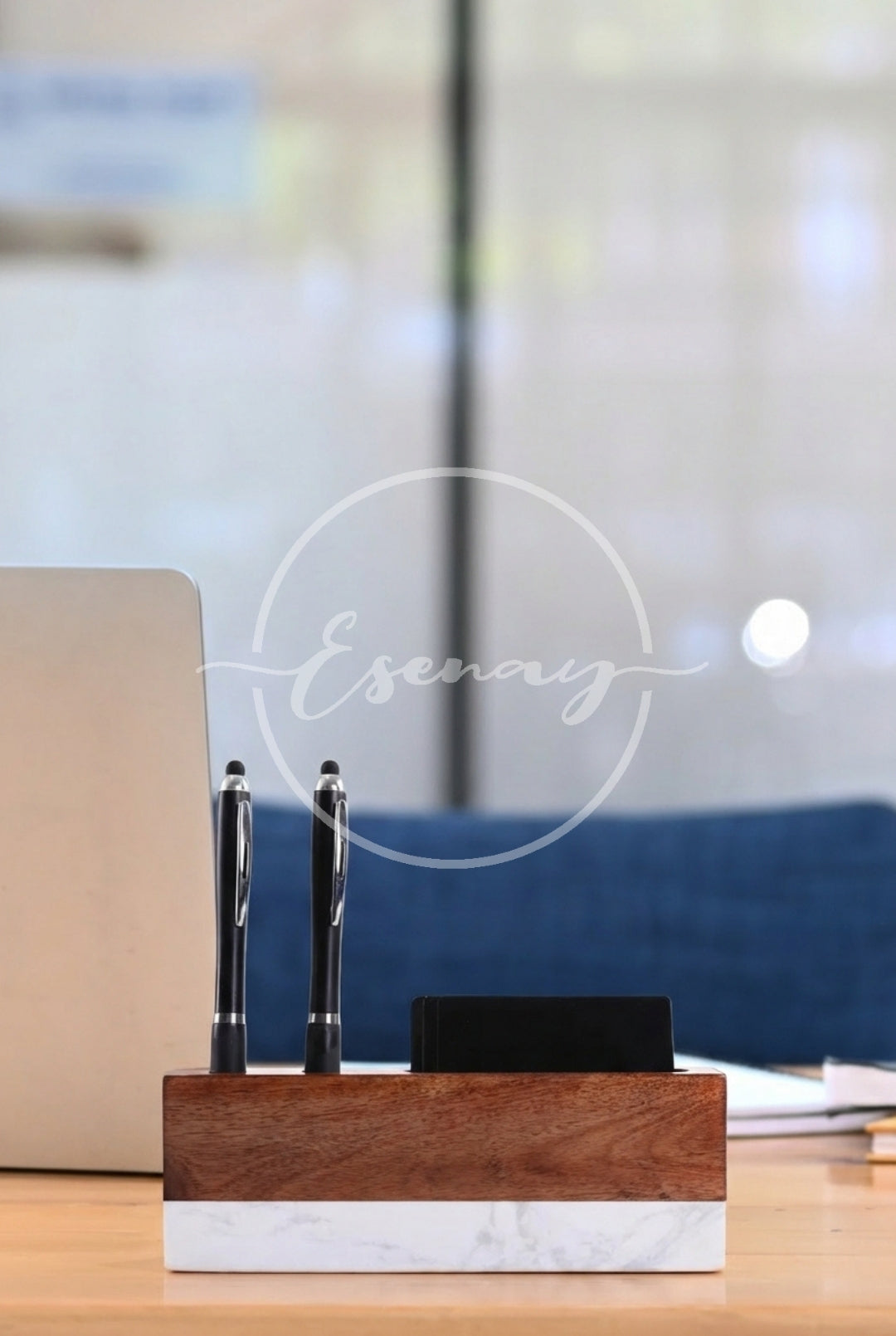 MakerFlo Marble Desk Name Plate Image 2 | 1 Styled Image Mockup