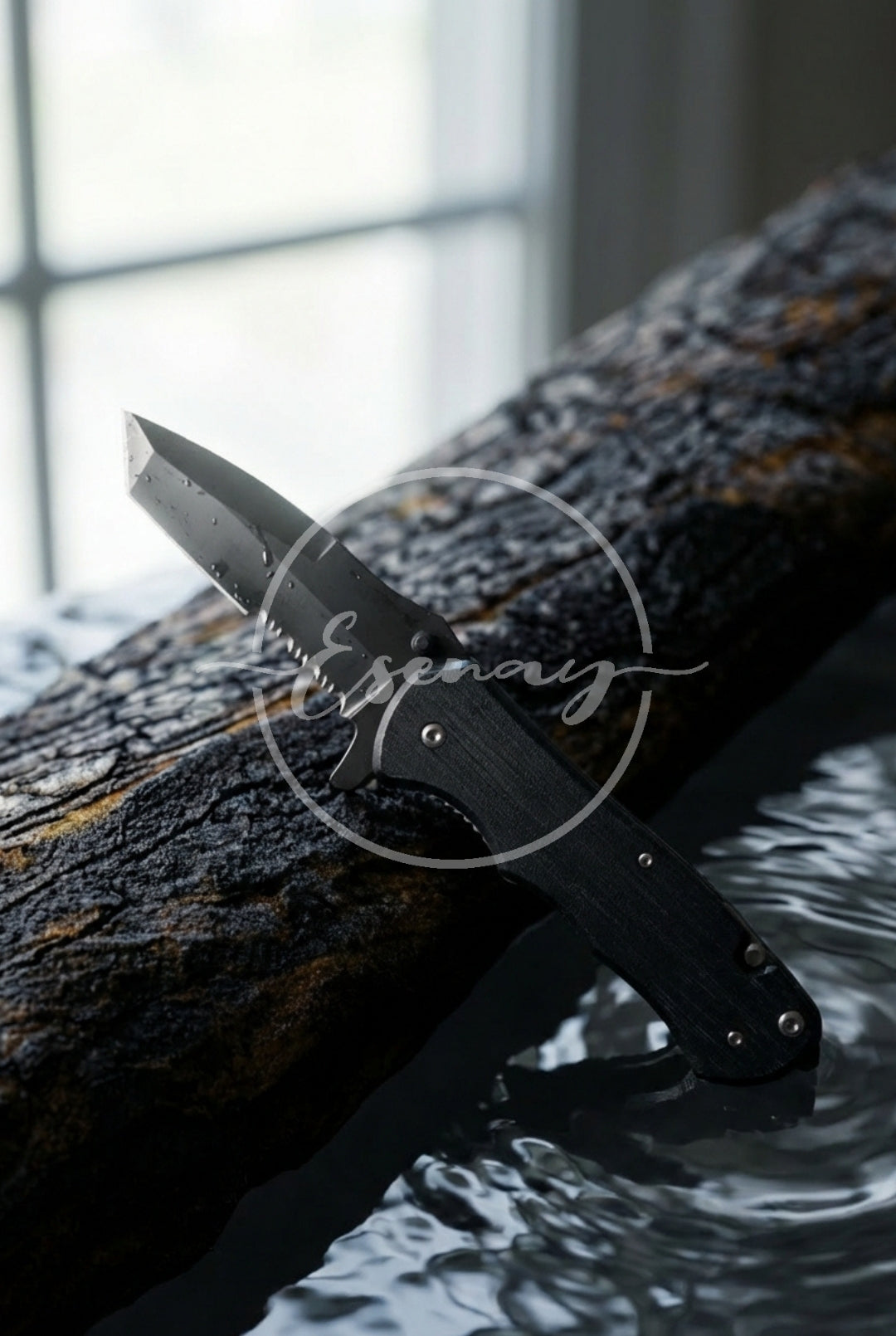 MakerFlo Pocket Knife Images | 3 Styled Image Mockups | Black
