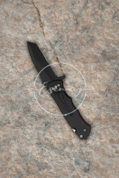 MakerFlo Pocket Knife Images | 3 Styled Image Mockups | Black