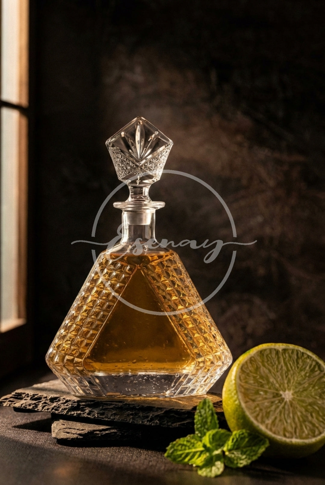 MakerFlo Decanter Image 1 | 1 Styled Image Mockup | 650ml Triangle