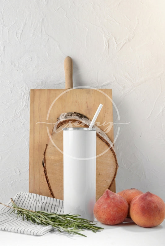MakerFlo 20oz Skinny Tumbler Image 4 | 1 Styled Image Mockup