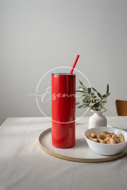 MakerFlo 20oz Skinny Tumbler Image 5 | 1 Styled Image Mockup