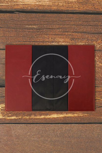 MakerFlo Laserette Notebook Journal Images Set | 3 Styled Image Mockups | Red