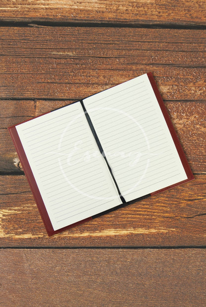 MakerFlo Laserette Notebook Journal Images Set | 3 Styled Image Mockups | Red