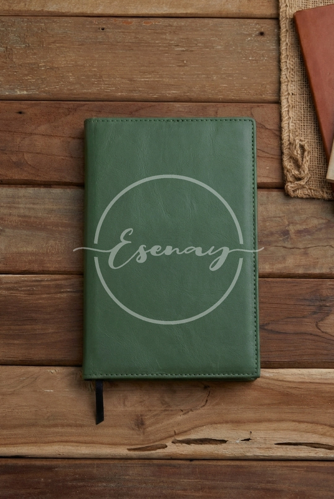 MakerFlo Laserette Notebook Journal Images Set | 3 Styled Image Mockups | Sage