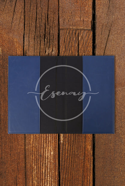 MakerFlo Laserette Notebook Journal Images Set | 3 Styled Image Mockups | Navy
