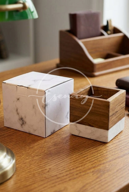 MakerFlo Marble Pen/Pencil Holder Image Bundle | 7 Styled Image Mockups