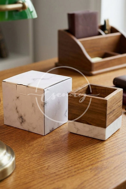 MakerFlo Marble Pen/Pencil Holder Image Bundle | 7 Styled Image Mockups